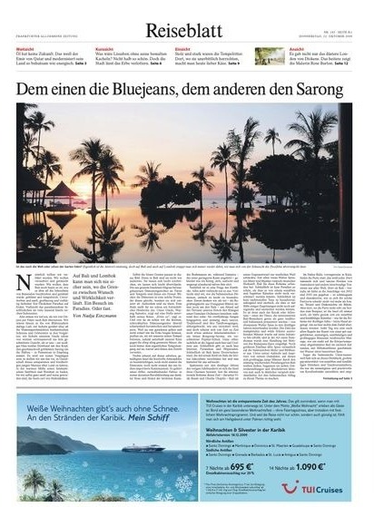 Dem einen die Bluejeans, dem anderen den Sarong